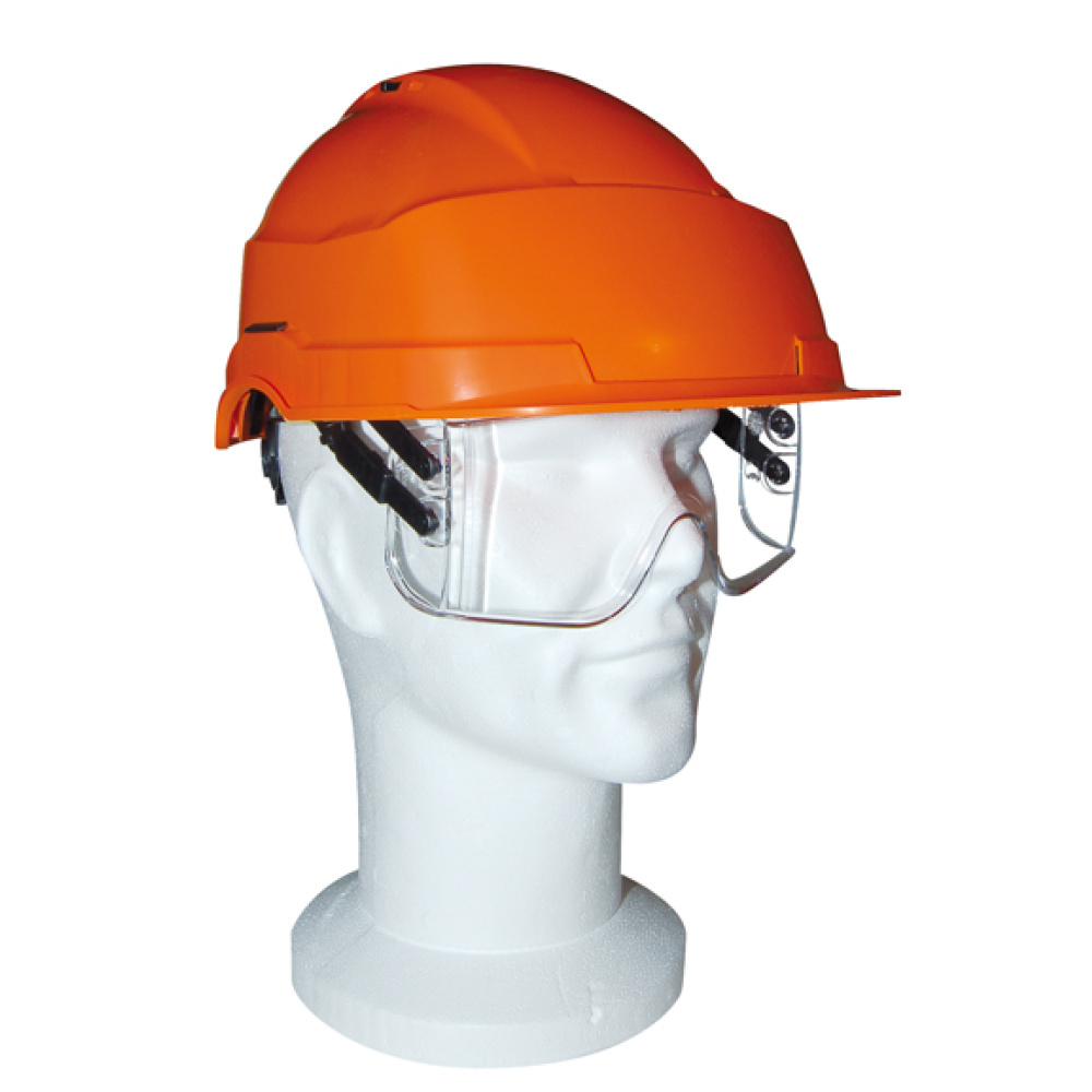 Casque de chantier IRIS 2 avec lunette-masque intégrée - Auboueix