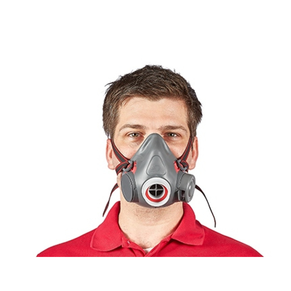 Demi masque de protection respiratoire à cartouches pour deux filtres à  baïonnettes EASYMASK - SUPAIR - 22201